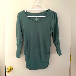 NWOT Sonoma Spruce Green Maternity Tee